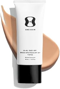 OneSkin FACE SPF OS-01 Peptide Broad Spectrum SPF 30+ Mineral Sunscreen- Scientifically Pr