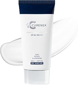 CURENEX Daily Sheer Sunscreen SPF50+ PA++++ provides comprehensive protection against UVA+