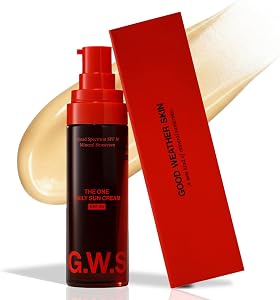 Good Weather Skin The One Daily Sun Cream SPF 30 – Hydrating Facial Sunscreen with Zinc, N