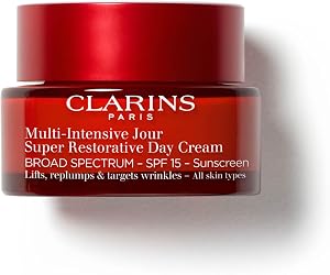 Clarins Super Restorative Day Cream, Broad Spectrum SPF 15 Sunscreen | Anti-Aging Moisturi