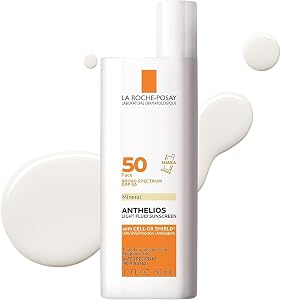 La Roche-Posay Anthelios Sunscreen SPF 40, Ultra-Light Fluid Broad Spectrum SPF 40, Face S