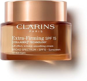 Clarins NEW Extra-Firming Day Moisturizer SPF 15 | Firming Anti Aging Face Cream | Contain